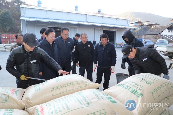 공공비축미곡 매입 모습(안동시)