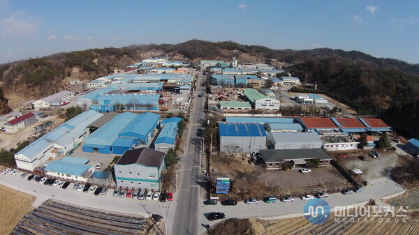 장수농공단지 전경(영주시)